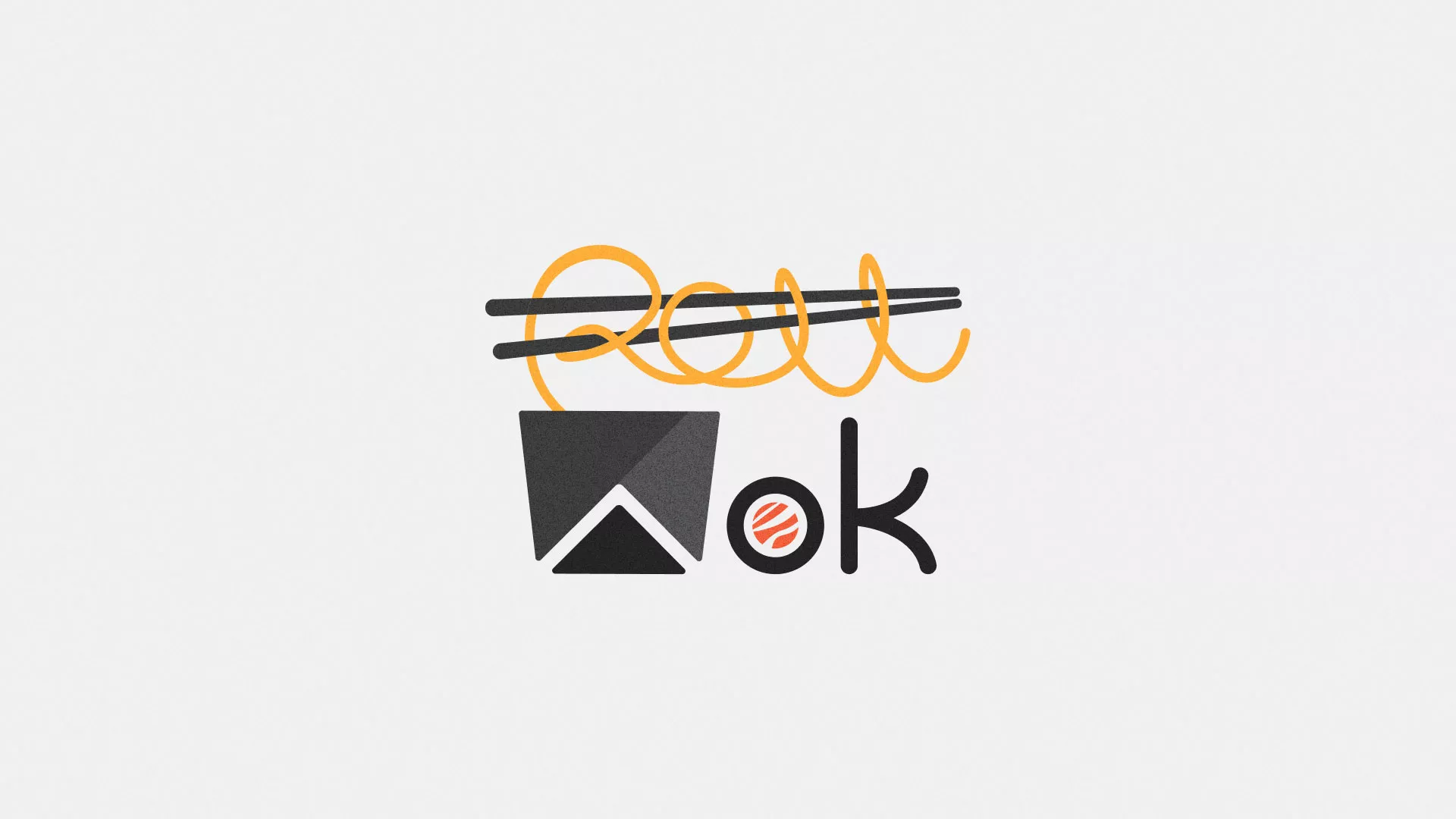 Разработка логотипа в Правдинске для суши-бара «Roll Wok Club» Разработка логотипа в Правдинске для суши-бара «Roll Wok Club»
